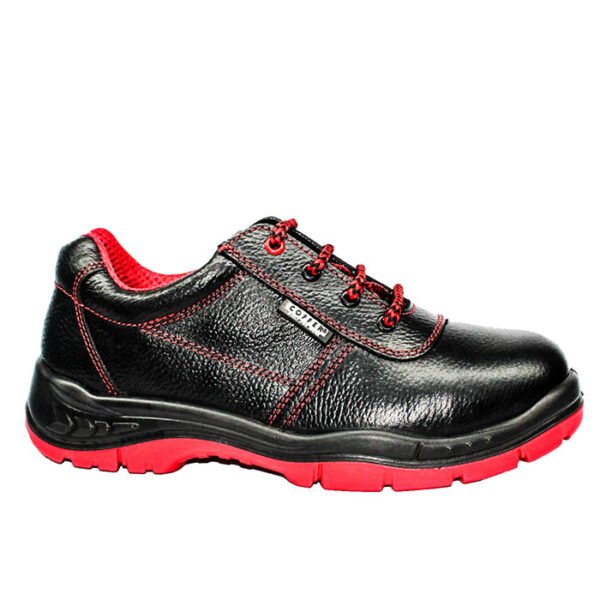 coffer safety m1092 safety shoe, heat, water & oil resistant safety shoe, anti-skid sole, high quality leather shoe