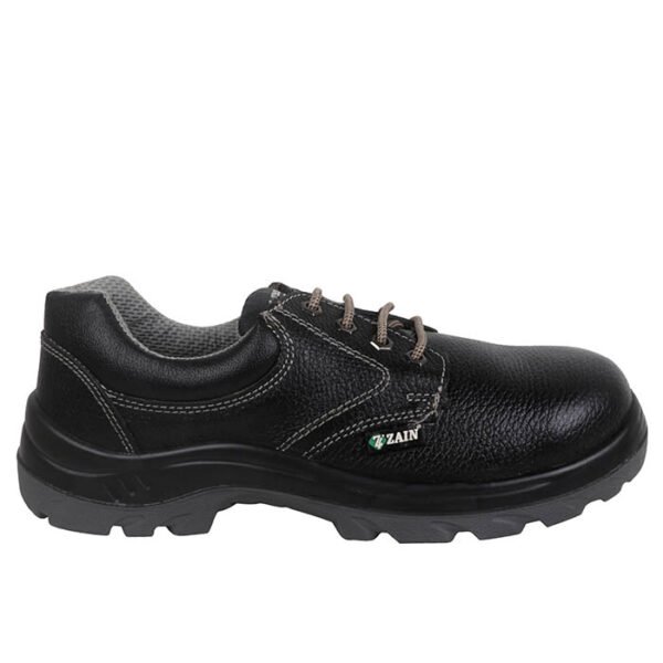 zain safety zm 16 safety shoes, pu sole, anti-skid, isi marked, 200j steel toe cap, water resistant industrial safety shoe