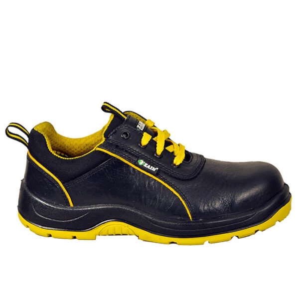 zain safety zm florida safety shoe, isi marked, pu sole, 200j steel toe, scratch resistant, water and heat resistant, anti-skid sole