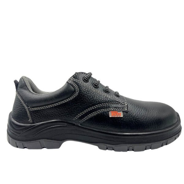 premium safety shoe dd7160 by double duty. Heat, water & oil resistant. Anti-skid. ISI Marked. Side View