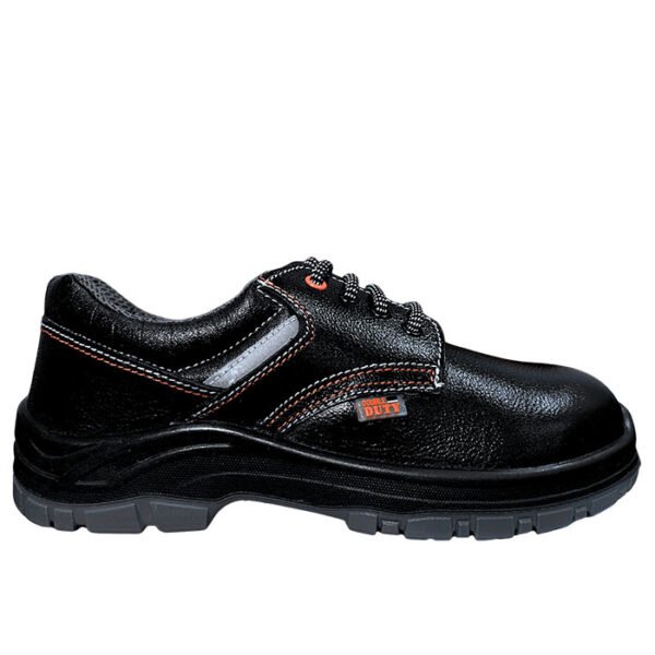 allen cooper double duty dd 7172, safety shoe, steel toe cap, antistatic, heat resistant. Side Angle