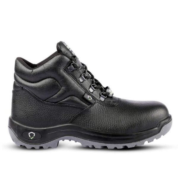 euro security safety shoe terminator hi ankle. double density pu sole, heat, acid, water resistant