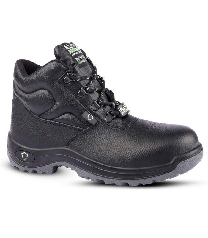 82564-euro-safety-terminator-pt01 euro security safety shoe terminator hi ankle. double density pu sole, heat, acid, water resistant
