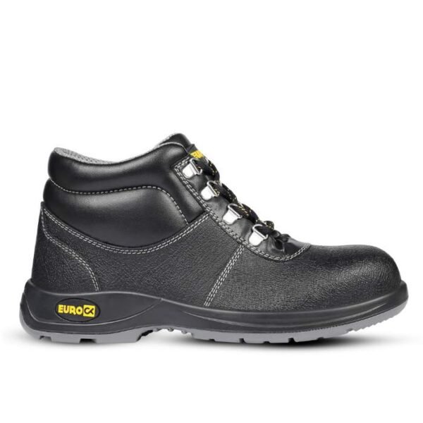 eurock troy safety shoe. anti-skid, double density, 200j steel toe cap