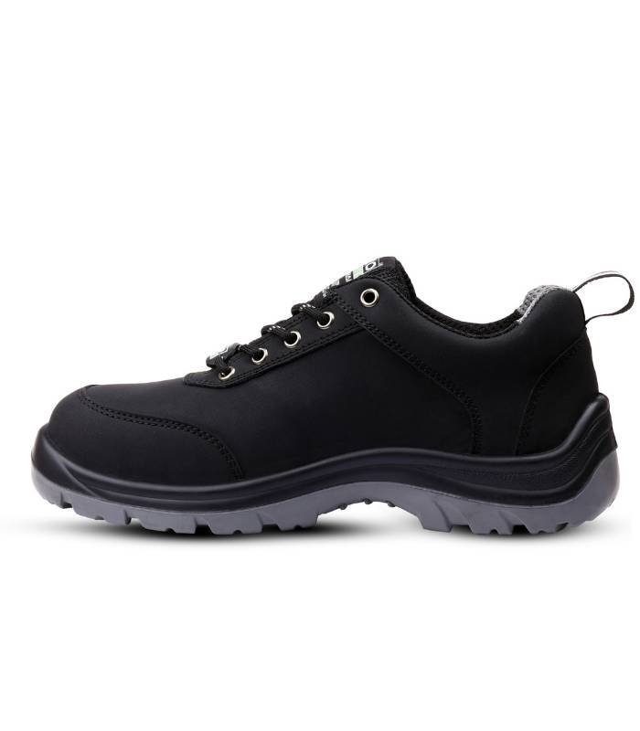 82580-euro-safety-graphite-pt01 euro security safety shoe graphite. 200j steel toe, anti-skid, anti-static, water resistant, dd-pu sole